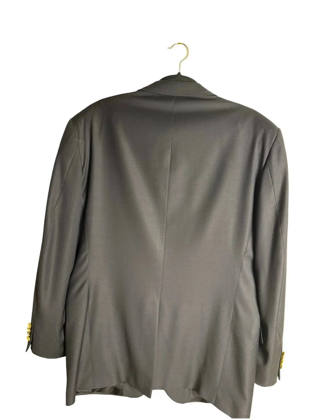 Brooks Brothers Black Two-Button Sport Coat 100% Wool